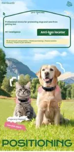 Beidou 4G pet GPS locator, cat and dog anti-loss wireless collar, global positioning satellite