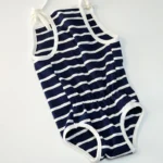 Gray Navy Blue Dog Physiological Pants For Girls Sling Vest Jumpsuit Pajamas Briefs Panties Washable Durable Dog Shorts S M L XL - Image 4