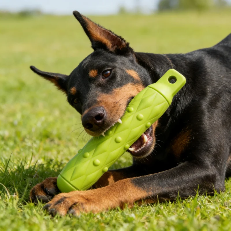 kf-S00c1e6ebbd8e4ac7bd2213ecdde07baad Dogs Eva Biting Stick No Rope Colors Tooth Chew Toy Indestructible Pet Supplies Large Safe Joint Dog Tough Play Toys Resistant - Image 1