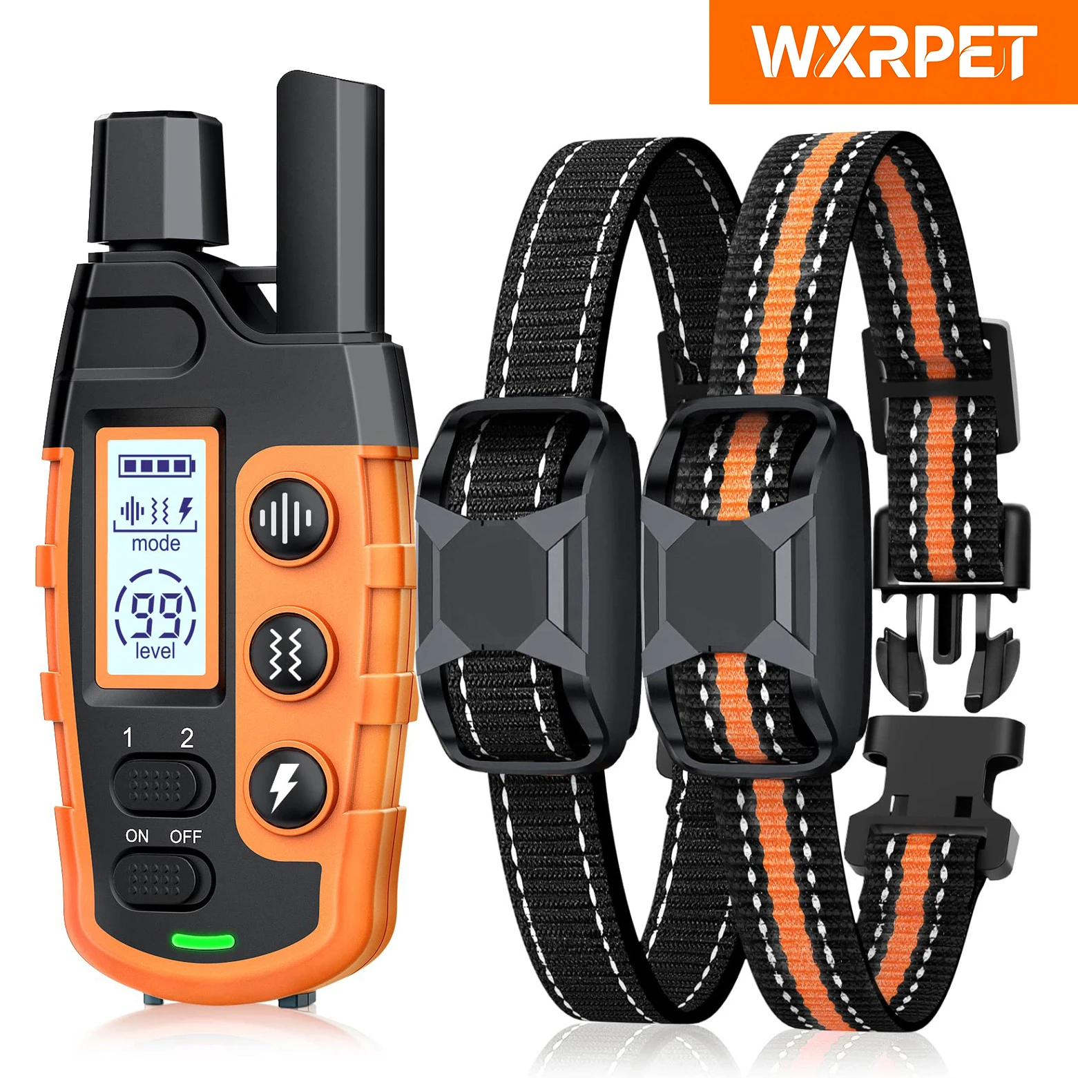 kf-S328ca0862e31459e8f8d8709d42d8dffR 3300Ft Electric Dog Training Collar Remote Control Waterproof Pet BehaviorFor 5-120lbs Puppy With Shock Vibration - Image 1