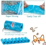 120 Rolls Dog Poop Bag Outdoor Cleaning Poop Bag Outdoor Clean Pets Supplies for Dog 15Bags/Roll Refill Garbage Bag Pet Supplies - Image 4
