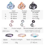 Small Dog Harness Leash Set Cute Traction Bracelet Medium Cat Collar Suit Soft Puppy Vest Harness Adjustable Pet Accessories - Image 6