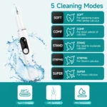 CURVY MOON Dog Use Ultrasonic Tooth Cleaner Dog Cat Pet Dental Scaler for Tartar Removal Teeth Cleaning Tool with LED Light - Image 5