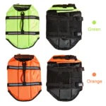 Dog Life Jacket Reflective Adjustable Summer Large Dogs Swimwear Safety Vest Surfing Sailboat Enhanced Buoyancy Pet Life Jacket - Image 4