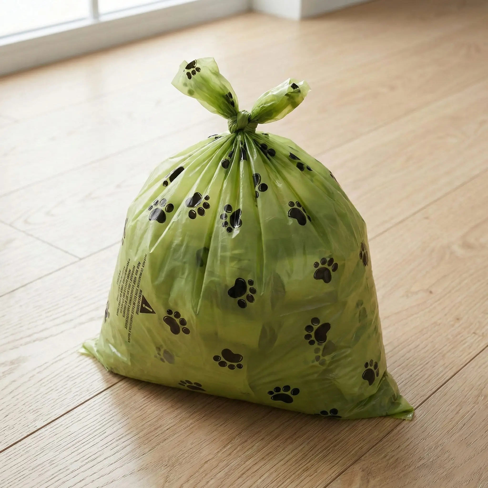 kf-S690ef5397bcc4773bc8d7c67757d79a05 Dog Poop Bags Waterproof Dog Waste Bags Doggie Cat Puppy Outdoor Walk Home Clean Refill Garbage Bag Pet Supplies 15 Bags/Roll - Image 1