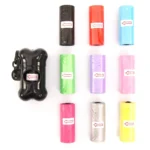 120 Rolls Dog Poop Bag Outdoor Cleaning Poop Bag Outdoor Clean Pets Supplies for Dog 15Bags/Roll Refill Garbage Bag Pet Supplies - Image 2