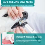CURVY MOON Dog Use Ultrasonic Tooth Cleaner Dog Cat Pet Dental Scaler for Tartar Removal Teeth Cleaning Tool with LED Light - Image 2