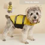Dog Life Jacket Reflective Adjustable Summer Large Dogs Swimwear Safety Vest Surfing Sailboat Enhanced Buoyancy Pet Life Jacket - Image 5