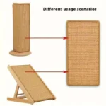 1pc Durable Hemp Rope Cat and Rabbit Scratching Board - No Mess Sofa Safety Design,Magic Invisible Adhesive,Multi-layer Exercise - Image 5