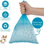 120 Rolls Dog Poop Bag Outdoor Cleaning Poop Bag Outdoor Clean Pets Supplies for Dog 15Bags/Roll Refill Garbage Bag Pet Supplies - Image 3