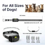 JANPET Dog Training Collar with Remote Control 1600Meters, Flashing Beacon Lights Rechargeable Waterproof Dog Collar - Image 5