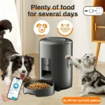 2L Pet Feder Timing Smart Automatic Dog Pet Feeder for Cats Dog key Wifi App Intelligent Suitable for Daily Scheduled Feeding Of Pets, Ideal Daily Cat Stuff And Dog Supplies