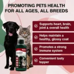 Bioline 250ml SALMON OIL Fish Oil for Dogs & Cats Omega 3 Fatty Acids EPA & DHA for Pets Sensitive Skin Coat Health 8.45 oz - Image 4