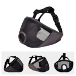AtorseTM Pet Dog Muzzle Breathable Mesh Bulldog Mouth Mask Anti-Bite Anti-Lick For French English Bulldog - Image 6