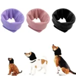 Soundproof Dog Ear Muffs Waterproof Noise Cancelling Pet Warm Ears Cover Elastic Breathable Pet Noise Reduction Earmuffs