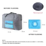 Wateproof Foldable Hand Travel Bag Unisex Suit Nylon Handbag Casual Organizer Aircraft Storage Bags Portable Small Luggage Bag - Image 6
