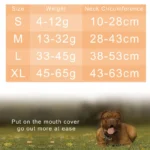 AtorseTM Pet Dog Muzzle Breathable Mesh Bulldog Mouth Mask Anti-Bite Anti-Lick For French English Bulldog - Image 5