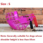 Pet Dog Muzzle Breathable Basket Muzzle Large Dogs Stop Biting Barking Chewing For Greyhound Gree Whippet Dogs supplies - Image 5
