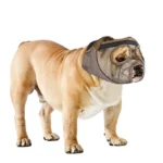 AtorseTM Pet Dog Muzzle Breathable Mesh Bulldog Mouth Mask Anti-Bite Anti-Lick For French English Bulldog - Image 2