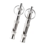 1PC Training Puppy Pet Dog Whistle Two-tone Ultrasonic Flute Stop Barking Ultrasonic Sound Repeller Cat Keychain - Image 5