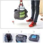 Wateproof Foldable Hand Travel Bag Unisex Suit Nylon Handbag Casual Organizer Aircraft Storage Bags Portable Small Luggage Bag - Image 3