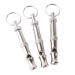 1PC Training Puppy Pet Dog Whistle Two-tone Ultrasonic Flute Stop Barking Ultrasonic Sound Repeller Cat Keychain - Image 2