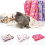 Pet Dog Bed Blanket Soft Fleece Cat Cushion Blanket Towel Winter Warm Paw Print Puppy Dog Sleeping Cover Blanket For Dog Cat Mat - Image 8