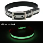High quality Pet dog collar TPU+Nylon night glowing Reflective Safety collars deodorant waterproof collar pet supplies - Image 2