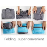 Wateproof Foldable Hand Travel Bag Unisex Suit Nylon Handbag Casual Organizer Aircraft Storage Bags Portable Small Luggage Bag - Image 7