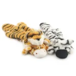 Soft Plush Animal Pet Toy Cute Plush Zebra Squeaky Toys Tiger Sound Dog Toy - Image 2