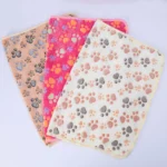 Pet Dog Bed Blanket Soft Fleece Cat Cushion Blanket Towel Winter Warm Paw Print Puppy Dog Sleeping Cover Blanket For Dog Cat Mat - Image 3