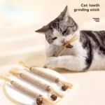 Cat Silver Vine Teeth Grinding Rod Natural Catnip Cat Toy Dental Care Wood Toy For Cat Bite Resistant Tooth Cleaning Supplies.