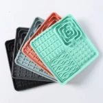 Silicone Pet Licking Mat, Slow Feeder Lick Pad for Dogs & Cats, Interactive Treat Dispenser Dog Slow Feeder Lick Pad - Image 2