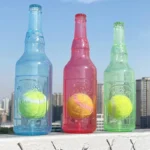 Dog Chew Toy Bite-resistance Beer Bottle with Tennis Ball Toy Pet Puppy Teeth Grinding Dog Chewing Squeaky Interactive Toys - Image 5
