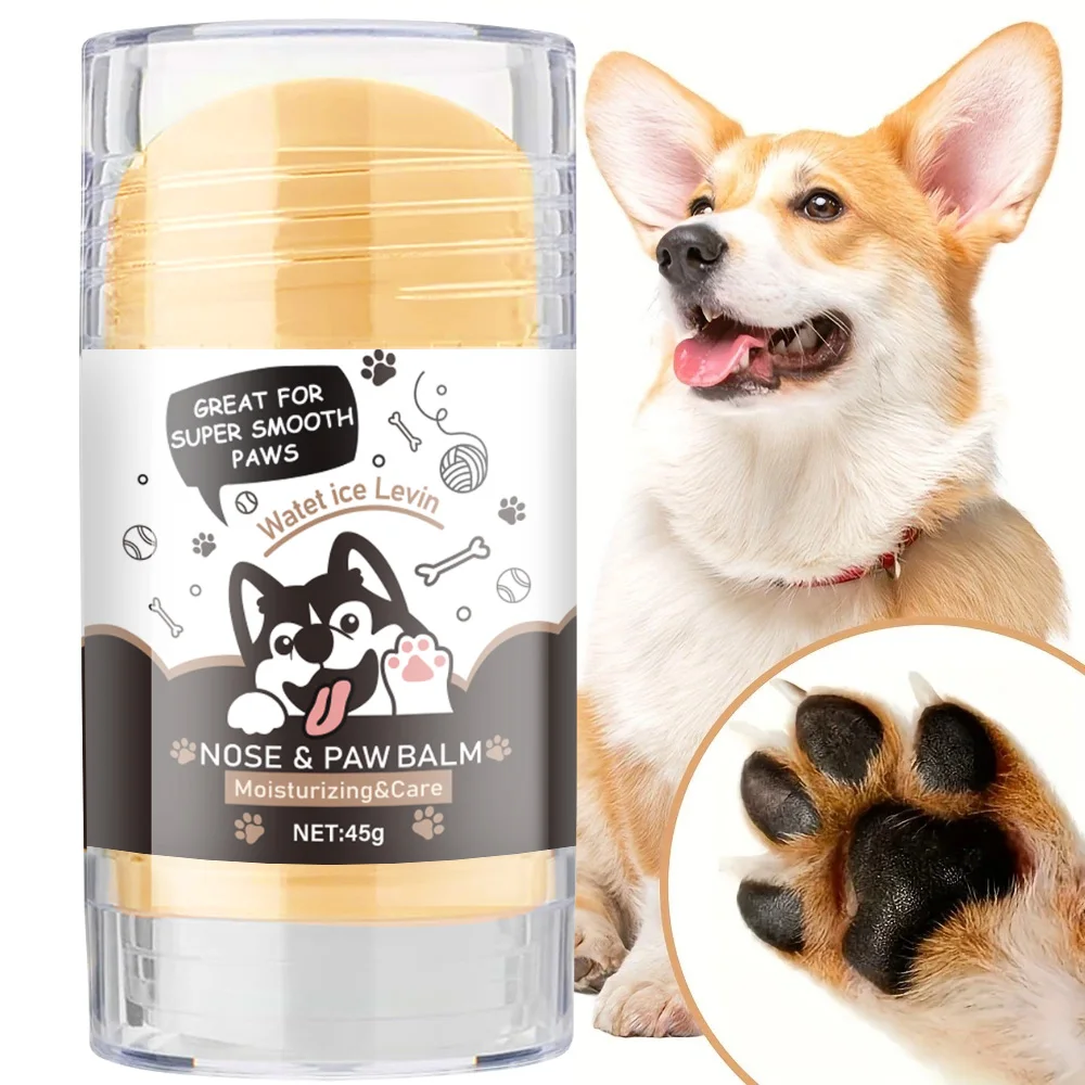 kf-S046fd2179d1345bb8141c840a7d97e8bZ Dog Paw Balm - Lick Safe Snout Soother - Moisturizes, Soothes, and Nourishes Irritated Paw Pads and Nose - Prevents Cracks and Wounds - Dog Paw Balm Contains Wax, Oil, Butter, and Extracts - Image 1