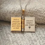 Openable Book Spanish Mi Campeón Son Necklace Mi Pequeña Estrella Daughter Necklaces My Little Star Choker Birthday Gift Jewelry - Image 6