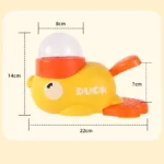 Interactive Duck Shaped Dog Slow Feeder Washable Automatic Dog Feeder Toy with 3 Food Outlet Size for Pets Food Dispenser - Image 8
