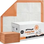 Dog Training Pads with Attractant, 5 Count Travel Pack Puppy Pee Pads, 22 x 24 Inch Disposable Portable Potty Pads, Leakproof Wa