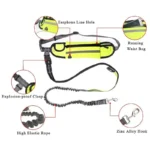 Hands Free Dog Leash Reflective Leash with Waist Bag Dog Traction Rope Retractable Elastic Belt for Running Walking Pet Product - Image 6