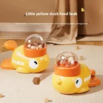 Dog 2-in-1 Interactive Toy Pet Automatic Food Treat Dispenser Cartoon Duck Design Slow Food Pet Snack Feeder for Dog Training - Image 4