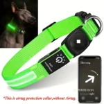 Led Dog Collar For Apple Airtag Finder WaterProof Light USB Chargeable Airtag Collar Pet Accessories for Puppy Medium Large Dogs - Image 4