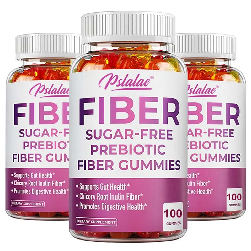 kf-S08a9b8767fa749b6b3d504de0c3a58c2w Prebiotic Sugar-Free Fiber Gummies - Supports Digestive Health, Promotes Overall Gut Health, and Regulates Stomach Function - Image 1