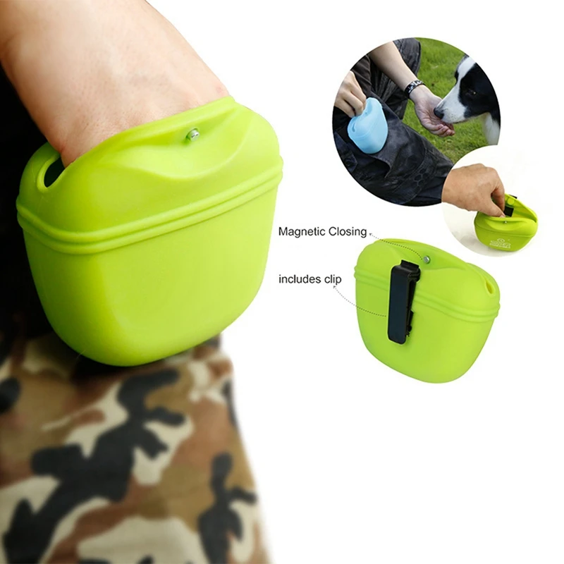kf-S0a0fa18d75564229b4aa6defe718989dm Pet Portable Dog Training Waist Bag Treat Snack Bait Dogs Obedience Agility Outdoor Feed Storage Pouch Food Reward Waist Bags - Image 1