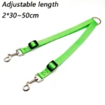 Double Twin Dual Coupler Dog Leash Two in One Strong Nylon V Shape Adjustable Pet Dog Leash Colorful Two Ways 2 Dogs Pet Lead - Image 6