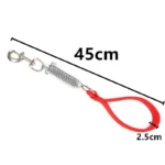 Dog Leash Spring Short Dogs Leash PU Leather Leashes for Large Dogs Walking Nylon Rope Durable Dog Leashes Chew Proof Pet Chain - Image 9