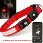 Led Dog Collar For Apple Airtag Finder WaterProof Light USB Chargeable Airtag Collar Pet Accessories for Puppy Medium Large Dogs - Image 5