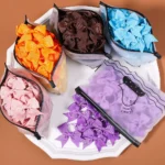 10Pcs lot Grosgrain Ribbon Pigtail Hair Bows Elastic Hair Ties Hair Bands Holders Hair Accessories for Baby Girls Infants - Image 3