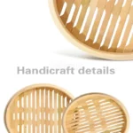 Bamboo Steamer Fish Rice Vegetable Snack Basket Set Kitchen Cooking Tools Cage or Cage Cover Cooking cookware cooking - Image 5