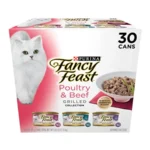 Purina Grilled Wet Cat Food Poultry and Beef Collection Wet Cat Food Variety Pack - Pack of 30 3 oz. Cans