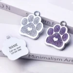 Custom Logo Pet Dog Tag Personalized Cat and Dog Keychain Anti-Lost Pet ID Tag Pendant Pet Supplies Wholesale - Image 5